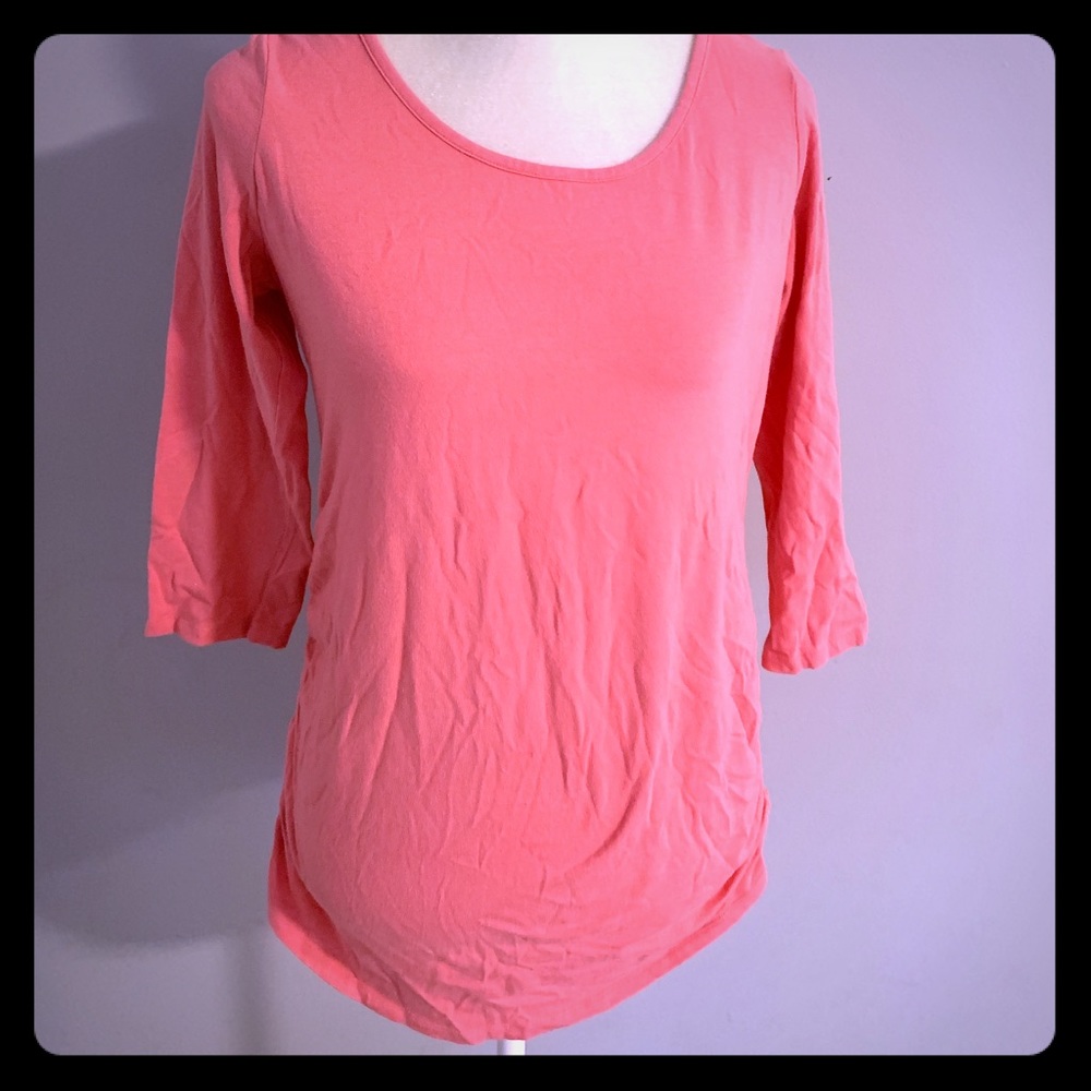 Maternity pink shirt